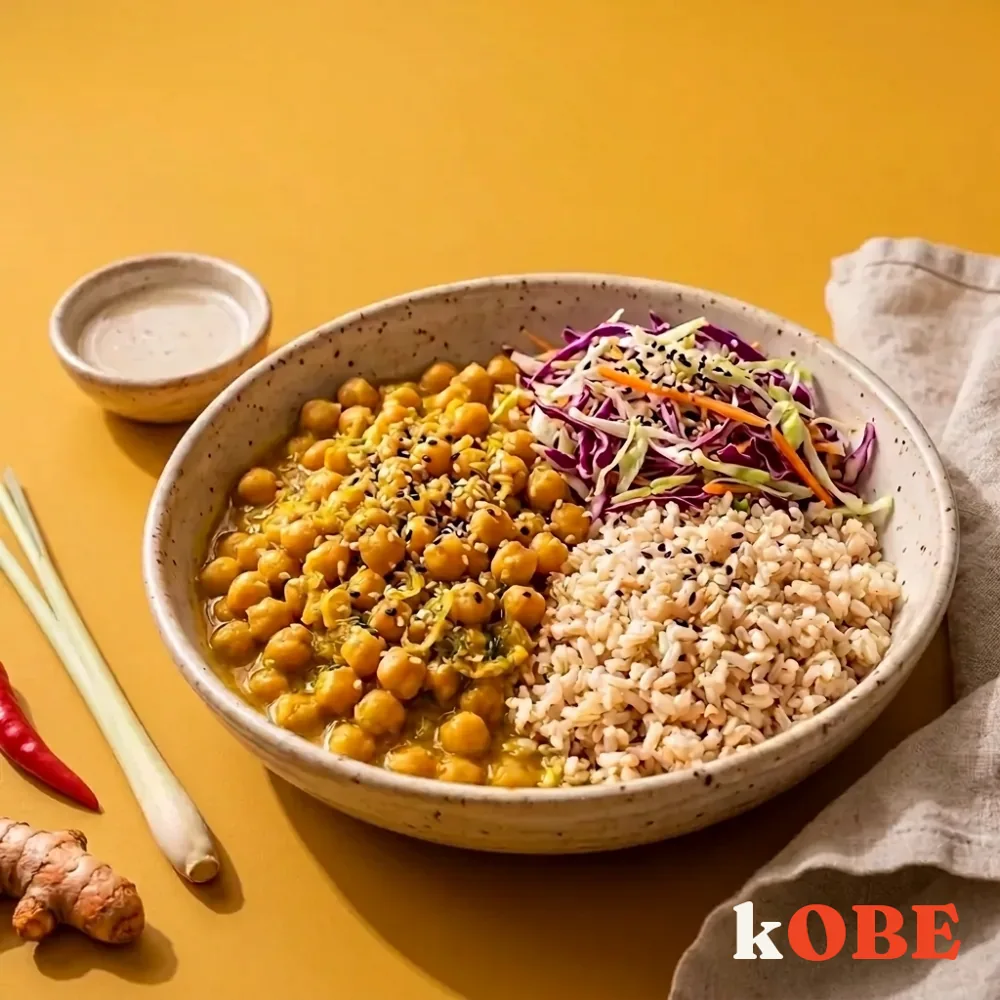 Đậu gà sả ớt nghệ chay