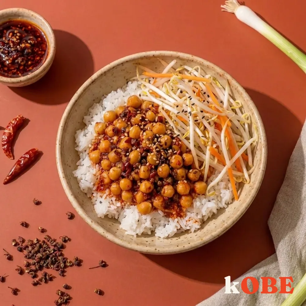 Đậu gà Tứ Xuyên chay
