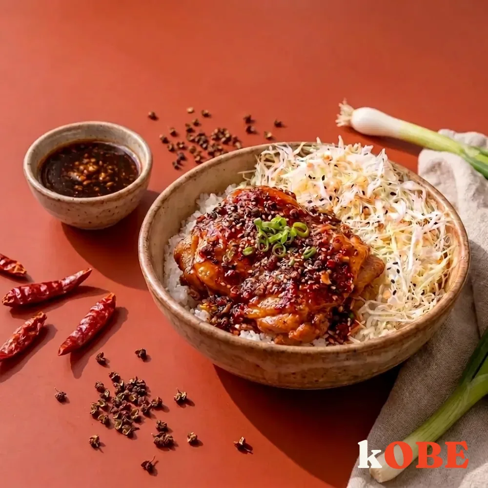 Đùi gà xốt Tứ Xuyên