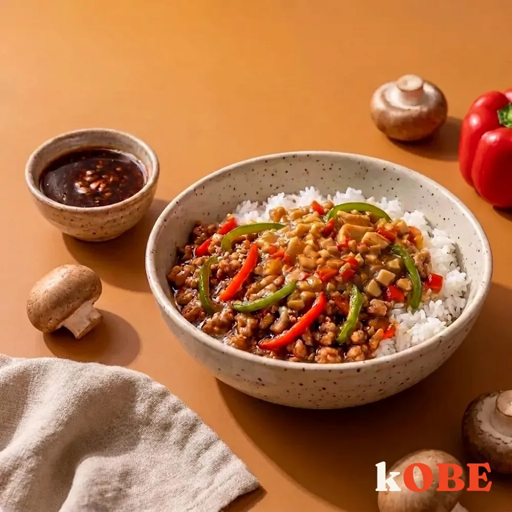 Heo bằm xốt nấm