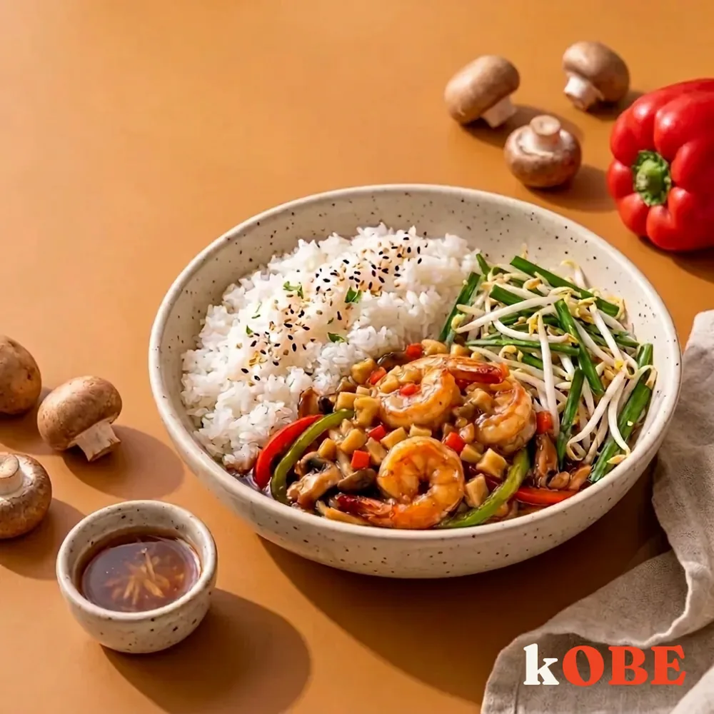 Tôm xốt nấm