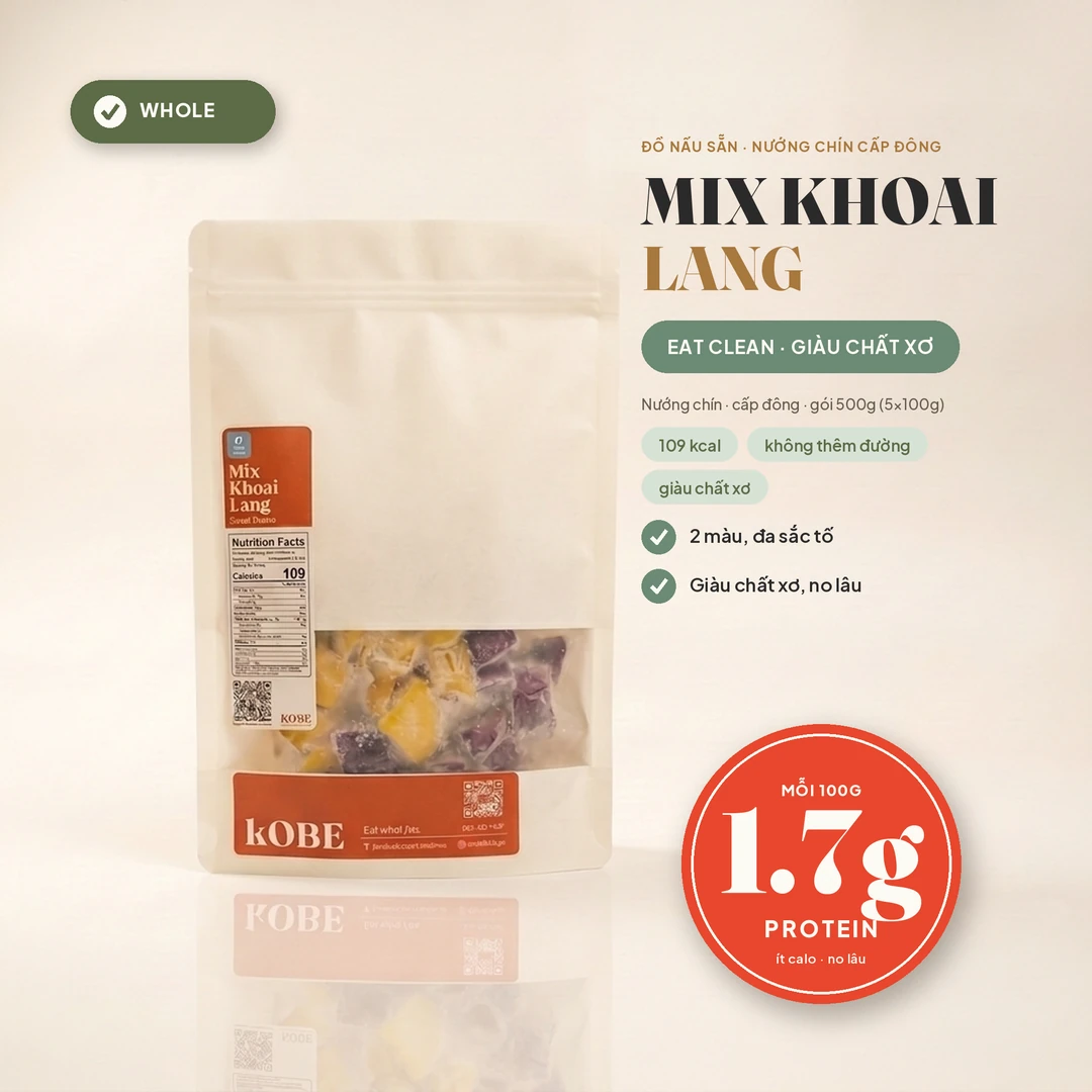 Bao bì Mix Khoai Lang Nướng
