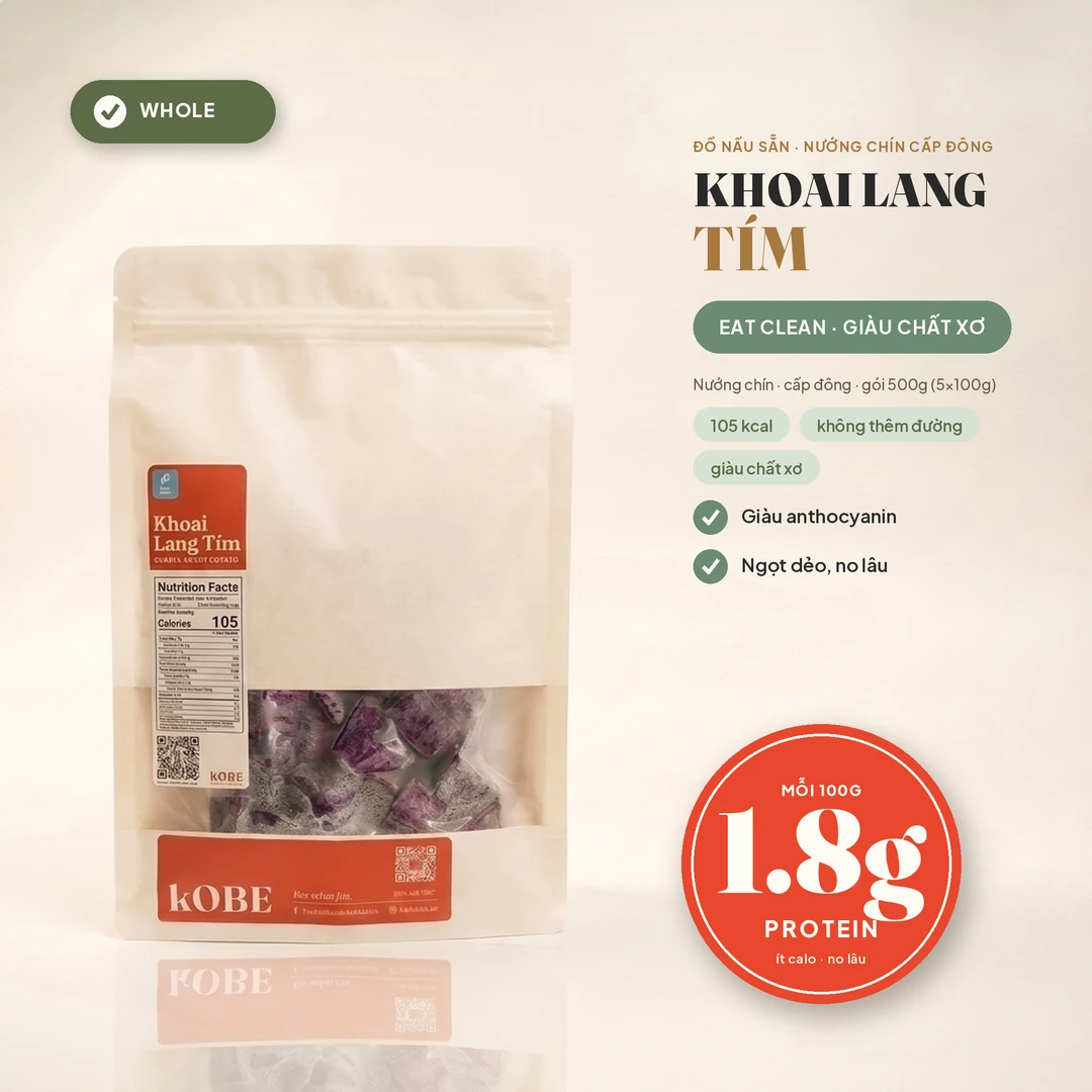 Bao bì Khoai Lang Tím Nướng