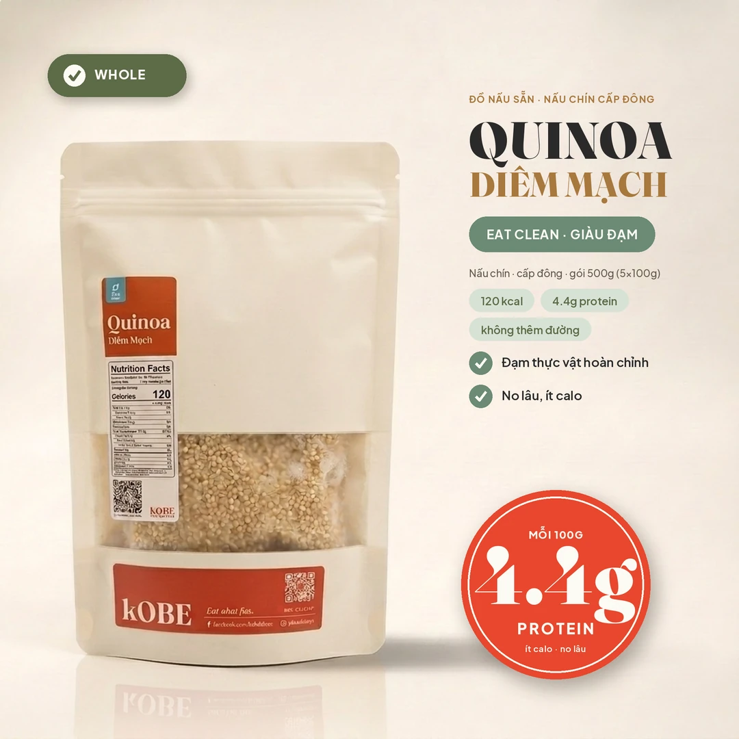 Bao bì Quinoa Diêm Mạch