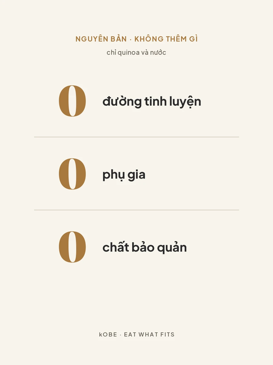 Không thêm gì khác