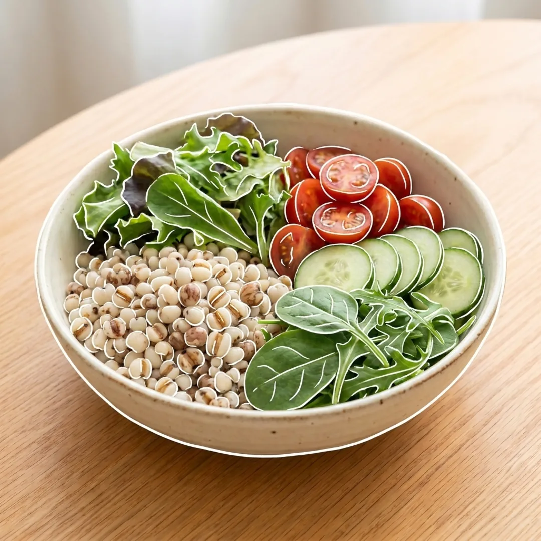 Buddha bowl ý dĩ nếp lứt với rau